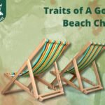 two beach chairs with a text Traits of a good Beach Chair